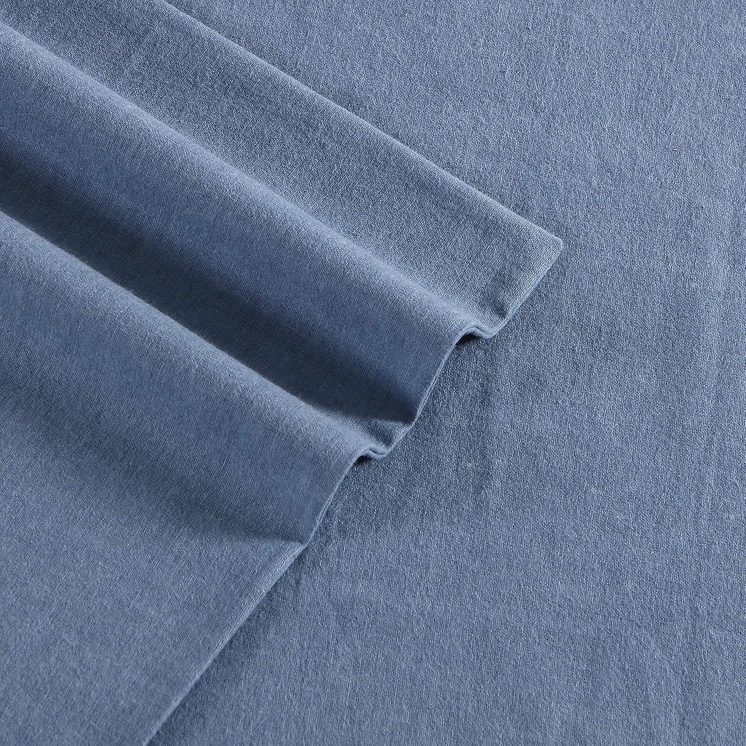 Eddie Bauer - Full Sheet Set with Fitted Sheet & Pillowcases, Cotton | 100% Cotton Flannel, Deep Pocket Fitted Sheet, Full Size, Flat Sheet & Pillowcases Included - Image 4